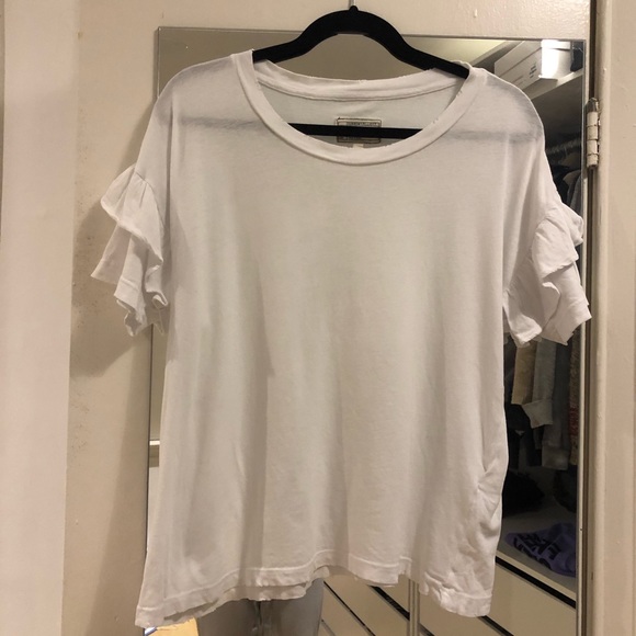 Current Elliot Ruffle Tshirt size 0 (xs) - Picture 2 of 8